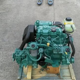 The Volvo Penta D1-30 is a30-horsepower, 1.1-liter, 3-cylinder marine diesel engine known for being smooth, durable, and fuel-efficient. It is designed for quiet operation with high torque at low RPMs, making it suitable for maneuvering in tight spaces. Key features include standard freshwater cooling, a high-capacity 115A alternator, and a rigid, robust construction for long service life.