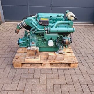Volvo Penta MD31 62hp Marine Engine with Reverse Gear Boost your marine adventures with the reliable Volvo Penta MD31 62hp engine! This 4-cylinder, sea water-cooled engine delivers impressive power and torque, paired with a reverse gear for easy maneuvering.